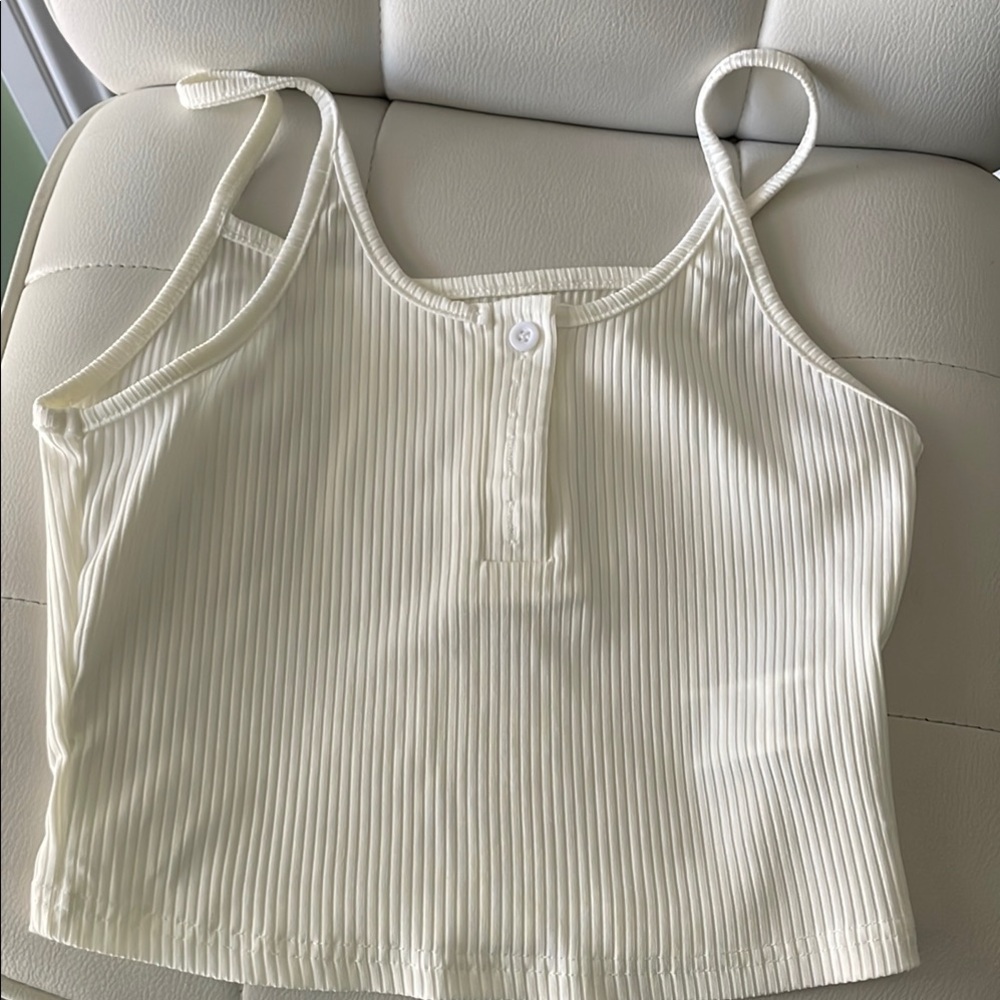 Black Ribbed Women's Top - Picture 4 of 5